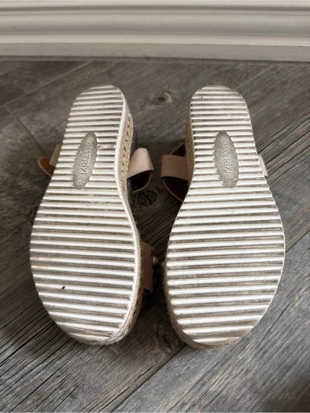 Patrizia Pearlianno Platform Beaded Embellished Espadrille Sandals